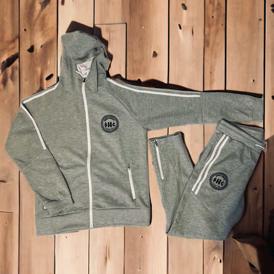 Vintage Zip-Up Hoodie Set